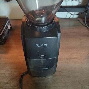 Baratza Encore Conical Grinder Model 485 Black 40 Settings Tested Missing Lid